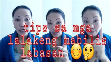 tips para hindi mabilis labasan|Para sa Mga Kalalakihan: Tips Para Matagal Labasan.